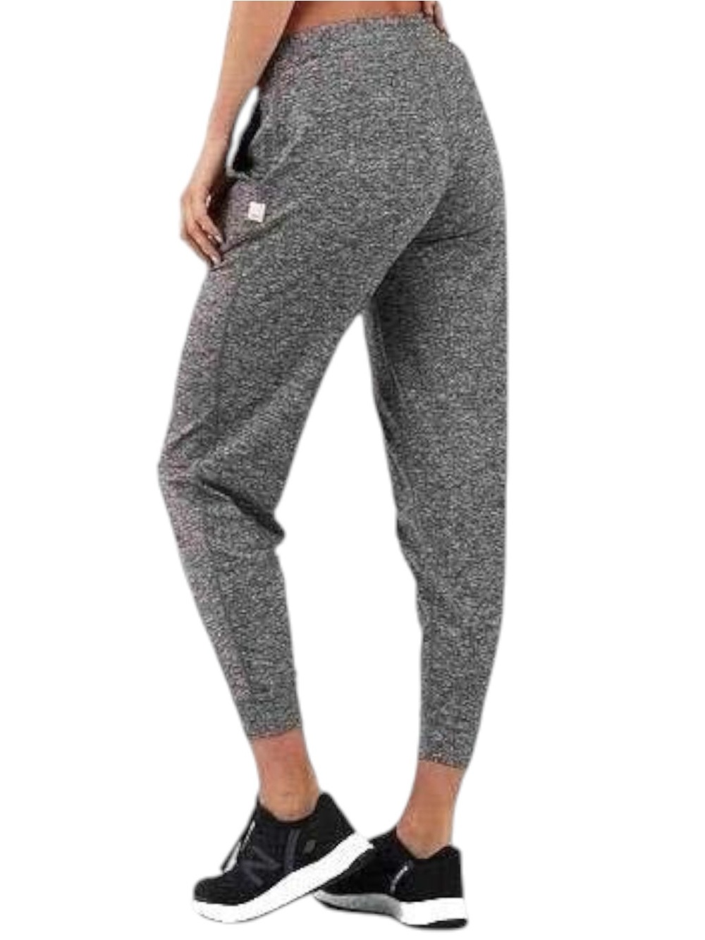 Vuori Performance Joggers Gray Knit Relaxed Fit Cropped Length Extra Small - Picture 2 of 6